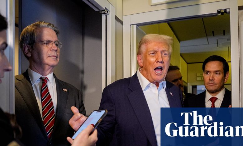 Trump news at a glance: president floats a third term as Democrats vow ‘no way in hell’ | Trump administration Trump news at a glance: president floats a third term as Democrats vow ‘no way in hell’ | Trump administration