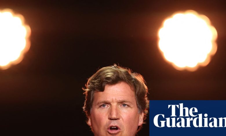 Tucker Carlson’s interview with far-right antisemite Nick Fuentes divides conservatives | Tucker Carlson Tucker Carlson’s interview with far-right antisemite Nick Fuentes divides conservatives | Tucker Carlson