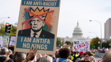 ‘No Kings’ protests pass in festival atmosphere as an estimated 7 million across US rally against Trump’s ‘authoritarianism’