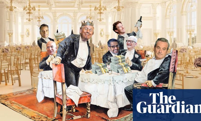 The Luxury Gap: Trump Constructs His Palace While Americans Struggle with Hunger The Luxury Gap: Trump Constructs His Palace While Americans Struggle with Hunger