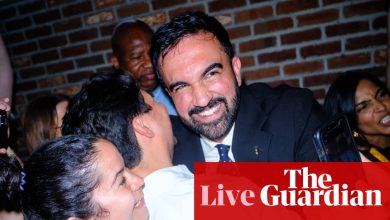 Democrat Zohran Mamdani sweeps to victory in New York City mayoral election and lays down challenge to Trump – live | Zohran Mamdani Democrat Zohran Mamdani sweeps to victory in New York City mayoral election and lays down challenge to Trump – live | Zohran Mamdani