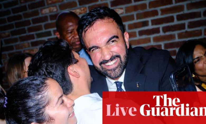 Democrat Zohran Mamdani sweeps to victory in New York City mayoral election and lays down challenge to Trump – live | Zohran Mamdani