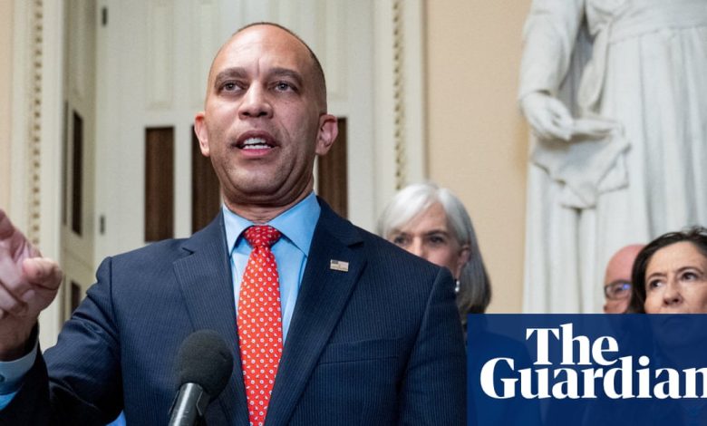 Trump news at a glance: Top House Democrats vow to oppose shutdown bill after splinter group disappoints | Trump administration Trump news at a glance: Top House Democrats vow to oppose shutdown bill after splinter group disappoints | Trump administration