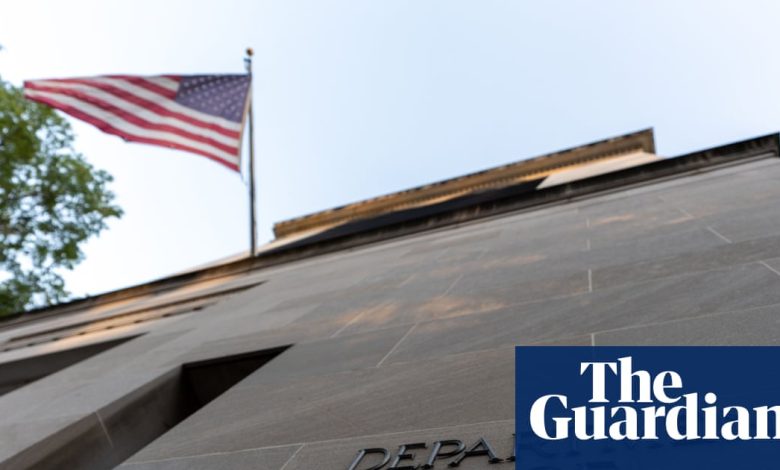 US justice department joins lawsuit to block California’s new electoral map | Trump administration