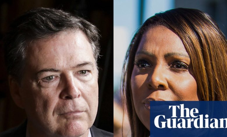 US judge throws out criminal cases against James Comey and Letitia James | James Comey