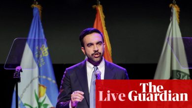 New York mayor-elect Zohran Mamdani challenges Donald Trump in victory speech as Democrats win key US election races – live | Zohran Mamdani New York mayor-elect Zohran Mamdani challenges Donald Trump in victory speech as Democrats win key US election races – live | Zohran Mamdani