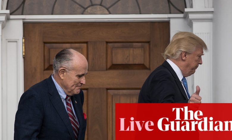 Trump Pardons Giuliani and Allies Facing Accusations of Attempting to Subvert the 2020 Election – Latest Updates | U.S. News