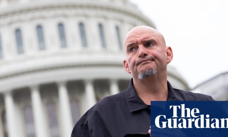 Pennsylvania senator John Fetterman sustains injury to face from fall outside his home | Pennsylvania Pennsylvania senator John Fetterman sustains injury to face from fall outside his home | Pennsylvania