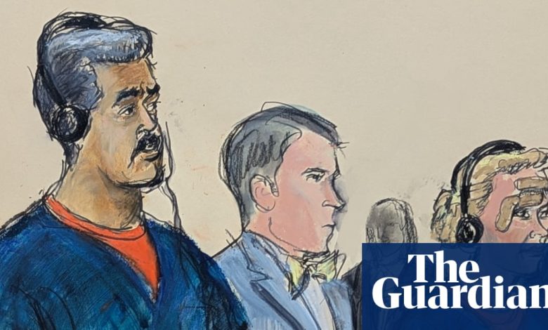‘Soy inocente’: Maduro defiant in surreal New York courtroom spectacle | US news