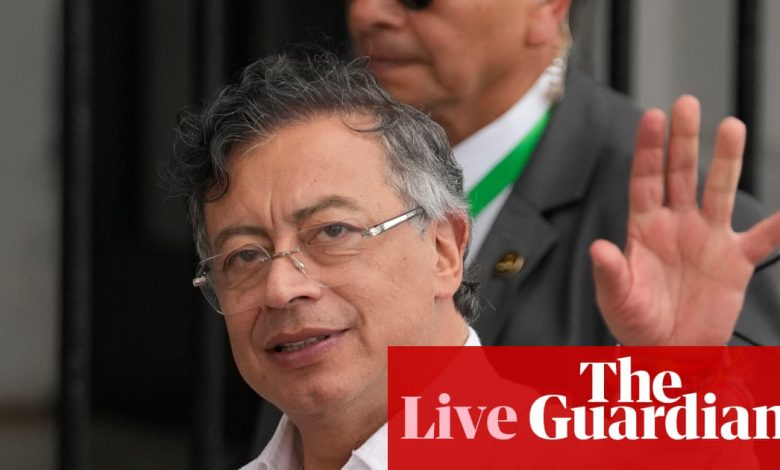 Donald Trump set to welcome Colombian president to White House for talks – US politics live | Trump administration
